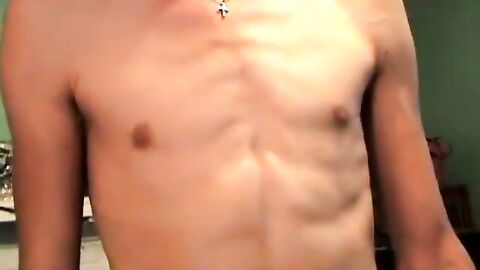 FuckingStraightBoys.com - 18yearold cutie enjoys FMM threesome with two twink cocks