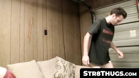 Str8Thugs.com - Long-haired Devin Reynolds' solo mutual deviant masturbation and cum