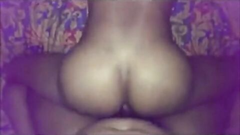 Black Bareback Amateur Fucks His Boyfriend's Rump