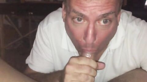 Amateur Blowjob with Big Cock & Cum Swallowing