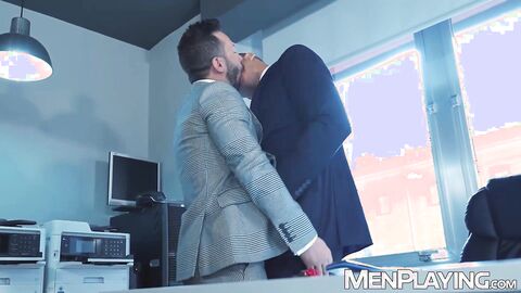 Latino hunk John Brachalli groans while breeding with Jonathan Miranda