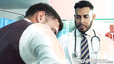 Hunky Koki Castillo has his asshole examined and plowed by Viktor Rom