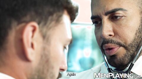 Hunky Koki Castillo has his asshole examined and plowed by Viktor Rom