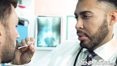 Hunky Koki Castillo has his asshole examined and plowed by Viktor Rom