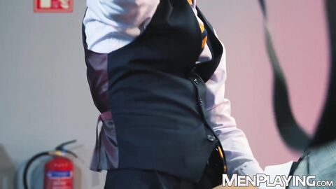 Naughy hunks Jack Bandit and Jonathan Miranda relentlessly breed