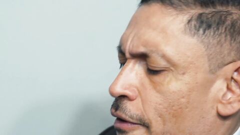 Latino daddy John Rodriguez makes his coworker Malek Tobias bend over