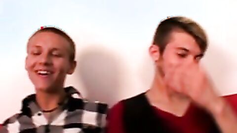 Wild anal doggystyle on the couch by gorgeous couple Dillon and Jay