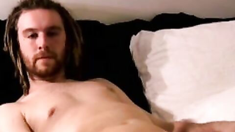 Skater Rik pulled out his hard meat and jacked it hard