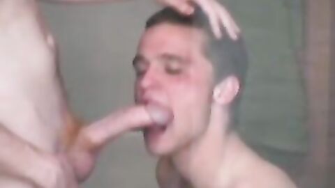 Hardcore outdoor take turns cock sucking by hotties Ely Scott and Will