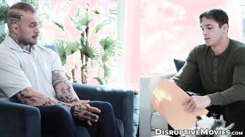 Hunk Davin Strong gets his ass fucked by parole officer Jayden Marcos