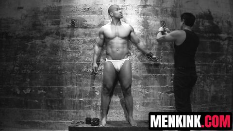 Robert Axel endures shocks from zapper and water spray torment