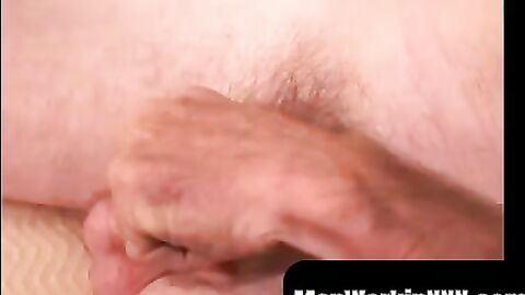 MenWorkinXXX.com - Bearded mature guy shows off his impressive dick and jerks off har