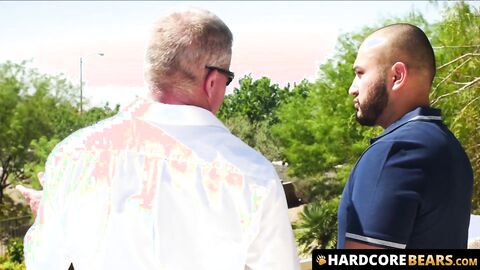 HardcoreBears.com - Sexy jockstrap-wearing bear Dale Savage fucked hard bareback eage