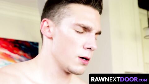 RawNextDoor.com - Michael Del Ray and Spencer Laval's intense bareback session in the