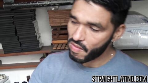Straigth Latino friends fuck hardcore bareback for money