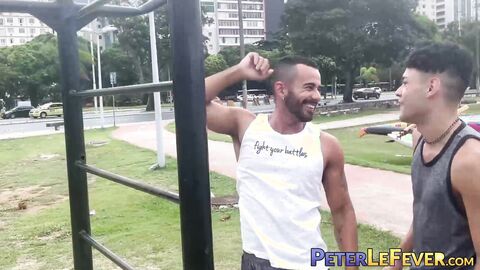 Muscular Marcello Wiliam is amazed of how hung Hanry Onlyjapa is