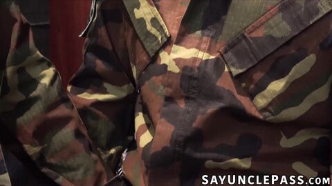 Daniel Trebol welcomes new cadet Richard Smith with fat raw dick