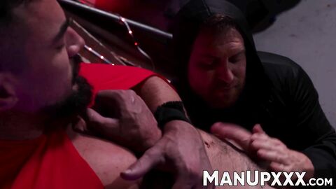 Brad Connors keeps Baxter James on the edge with expert handjob plays