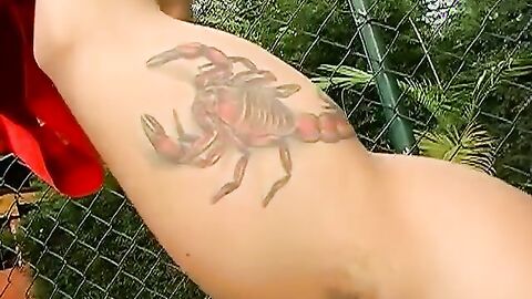 BangBangXXX.com - Horny Brazilian jock jerking off his throbbing cock outdoors