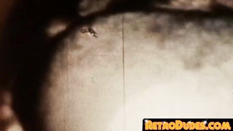 RetroDudes.com - Horny vintage police rides convict cock between the bars