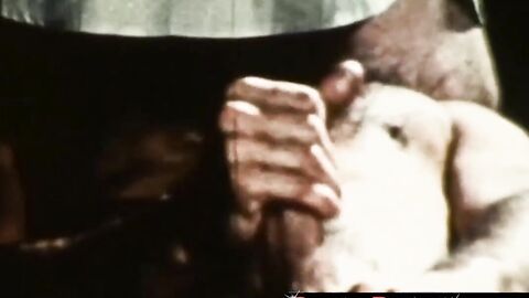 RetroDudes.com - Horny vintage police rides convict cock between the bars