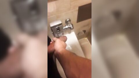 Hardcore Action in the Bathroom with Gaping and Handjobs