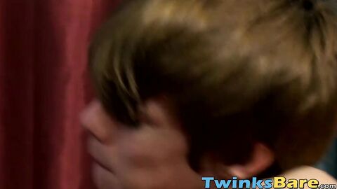 Young Kyler Moss sucking dick before rough bareback drilling