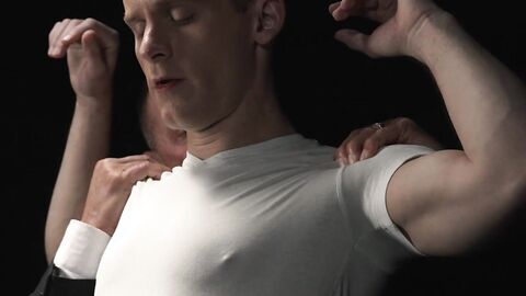 Attractive homo Dylan Tides masturbates while I dildo drill his ass