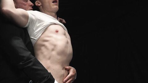 Attractive homo Dylan Tides masturbates while I dildo drill his ass