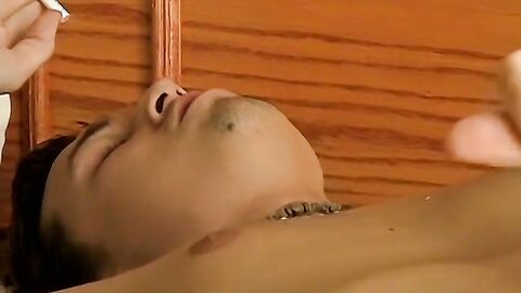 Gentle ass fingerfucking and sensual cock jerking by handsome Joshua