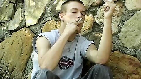 Intense outdoor hardcore dickpulling by hung and sexy Yuri