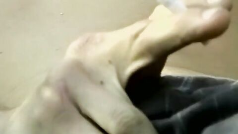 Intense outdoor hardcore dickpulling by hung and sexy Yuri