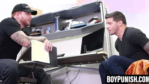 BoyPunish.com - Guard Jeremiah creampied by Ty Roderick