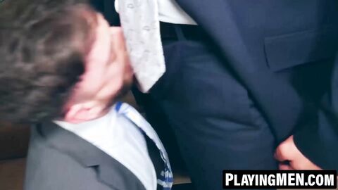 PlayingMen.com - Nicholas Bardem and Manuel Reyes's ass ramming post meeting