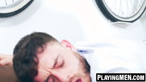 PlayingMen.com - Nicholas Bardem and Manuel Reyes's ass ramming post meeting