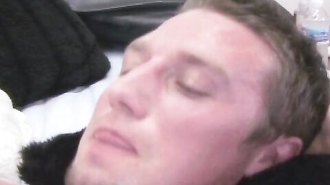 Horny amateur guys receives blowjobs before fucking session