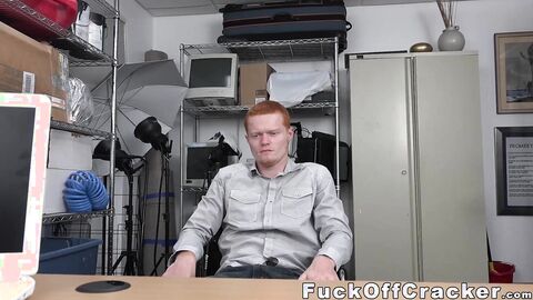 Ginger straighty barebacked by BBC office manager