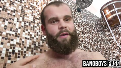 Bear dude with amazing physique treated like little bitch