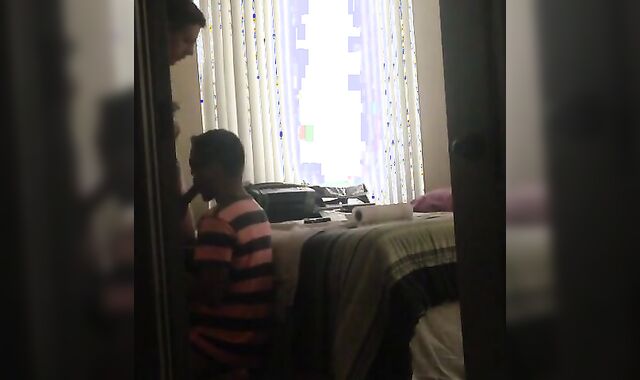 Twink Sucks Latino Clean After Interracial Bareback