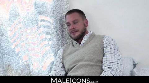 MaleIcons.com - College professor Hans Berlin's firm advice turns into a sensual enco