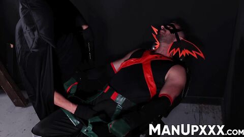 Restrained Gio Carrera eagerly obeys to his perv captor Marco Lorenzo