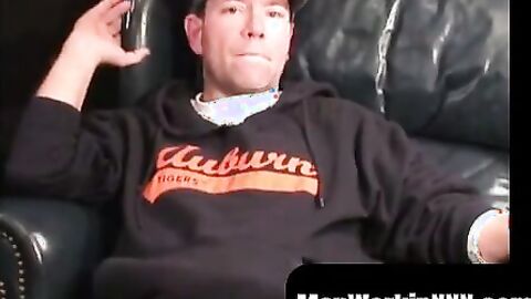 MenWorkinXXX.com - Mature stud jerks off until his load bursts out forcefully
