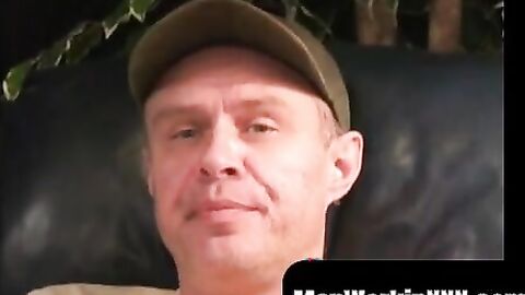 MenWorkinXXX.com - Mature amateur strokes it hard until he reaches a powerful orgasm