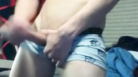 Twink Jacks Off In His Dorm Room