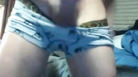 Twink Jacks Off In His Dorm Room