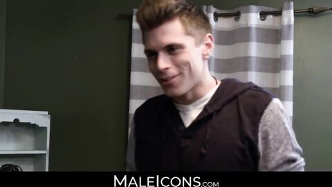 MaleIcons.com - Hot Latino twink Armond Rizzo's wild ride with lover Troy Accola's bi