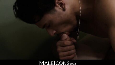 MaleIcons.com - Hot Latino twink Armond Rizzo's wild ride with lover Troy Accola's bi