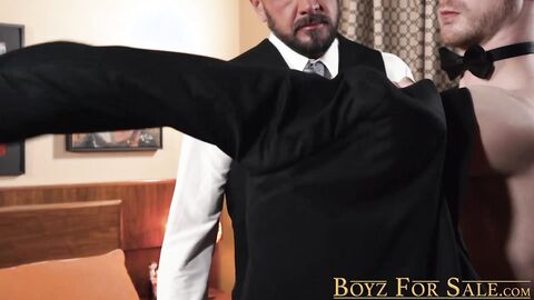 Cute jock sold to be rimmed and dominated by hunk daddy