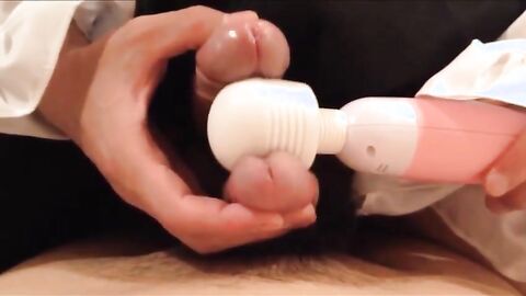 2 Asian Crossdressers Play with Sex Toys and Cum Hard