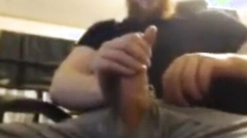 Big Cock Bear's Loud Orgasm